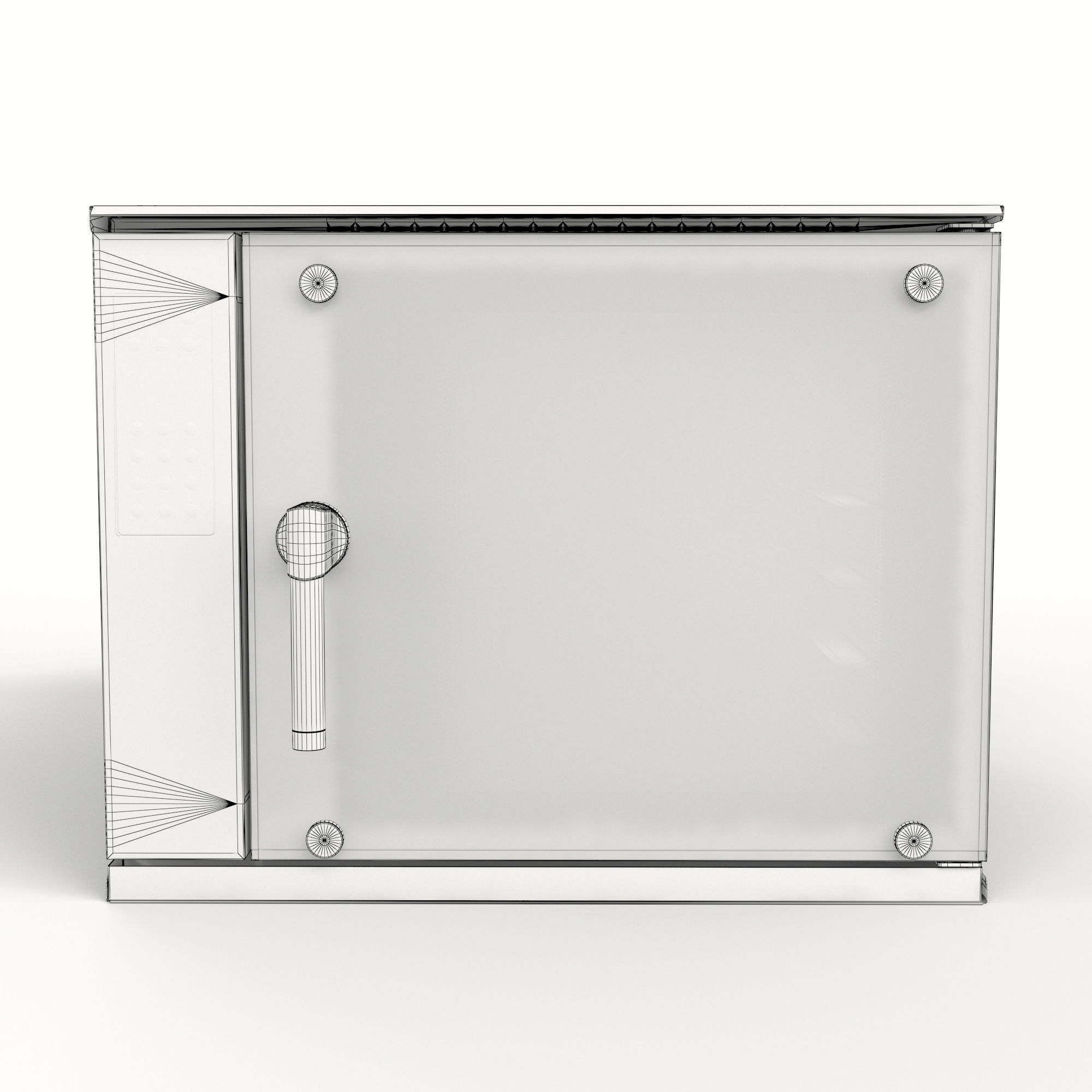 MIWE cube air convection oven  3D model_13