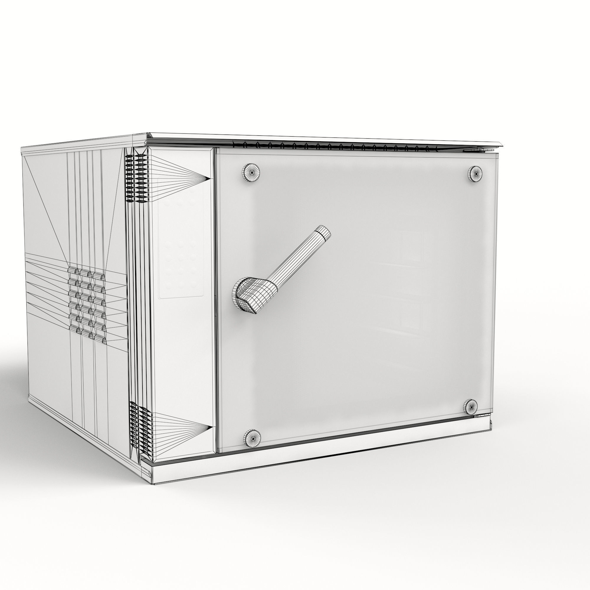 MIWE cube air convection oven  3D model_16