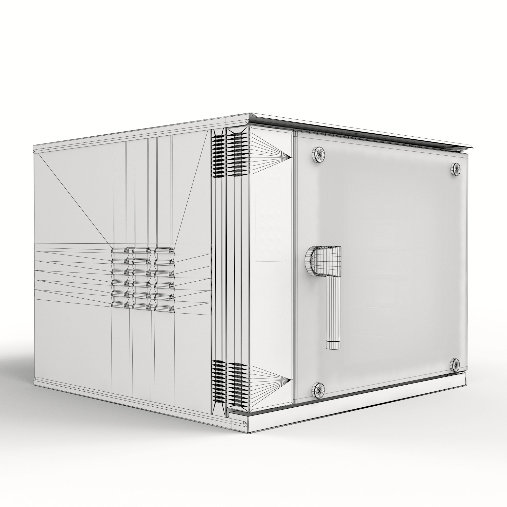 MIWE cube air convection oven  3D model_14