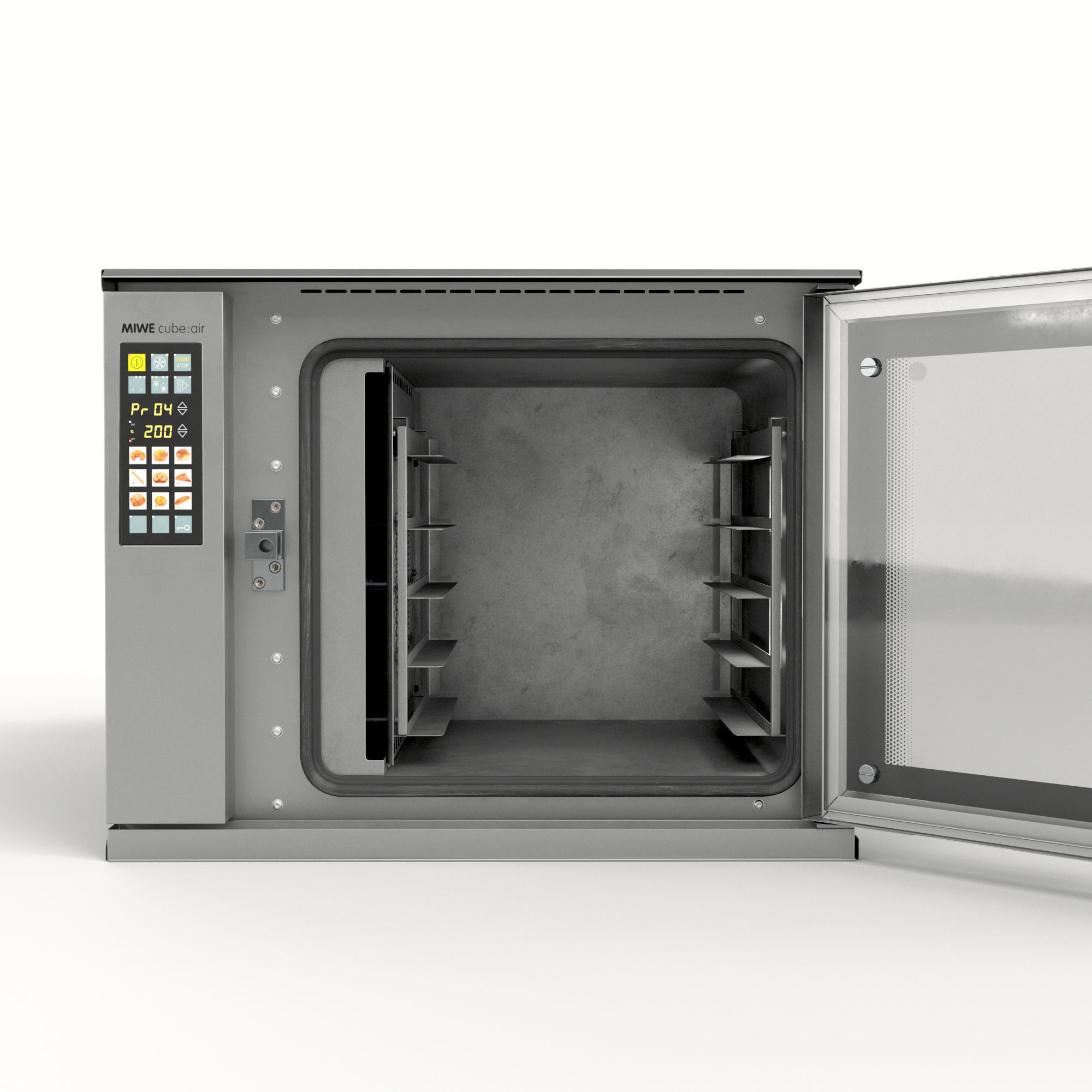 MIWE cube air convection oven  3D model_7