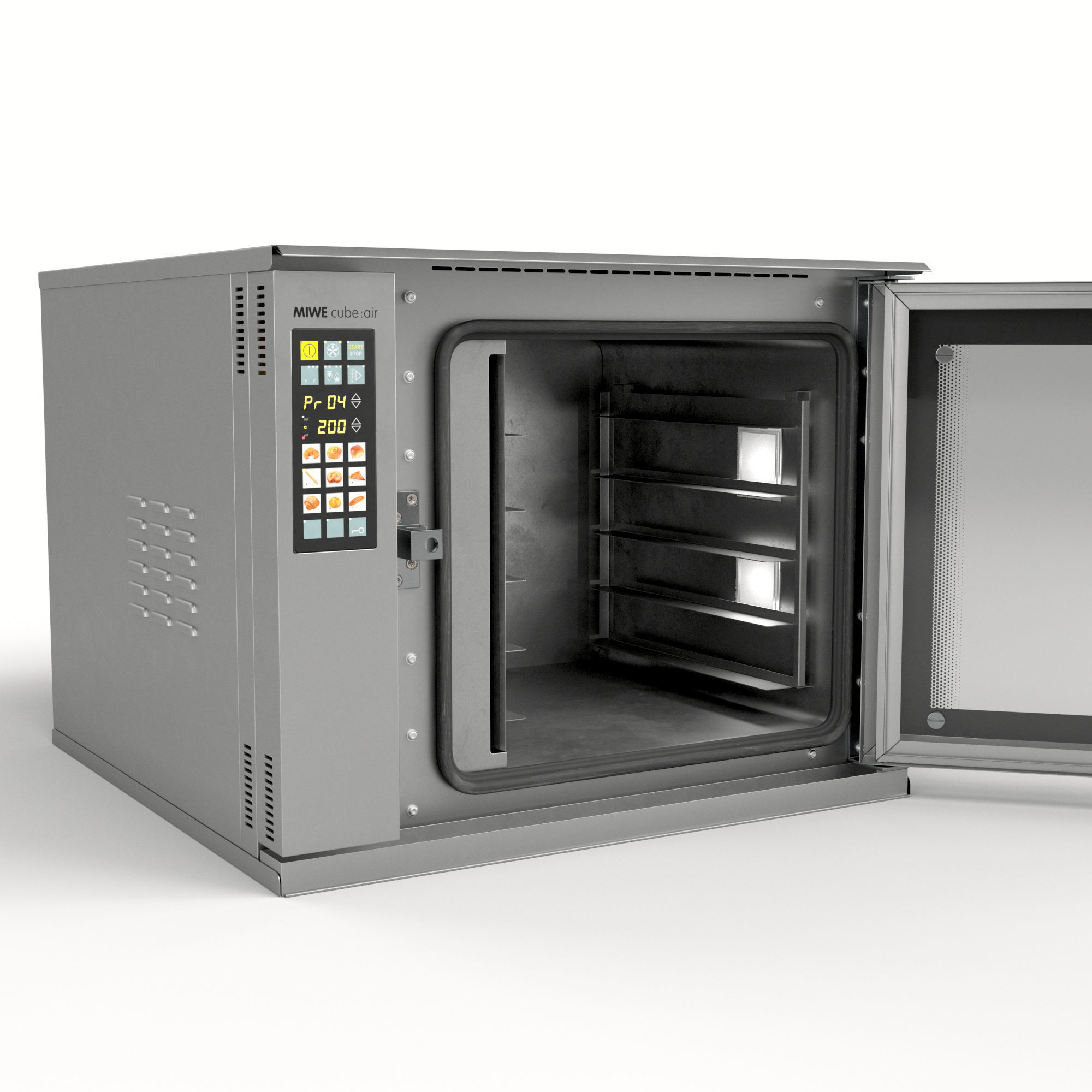 MIWE cube air convection oven  3D model_6