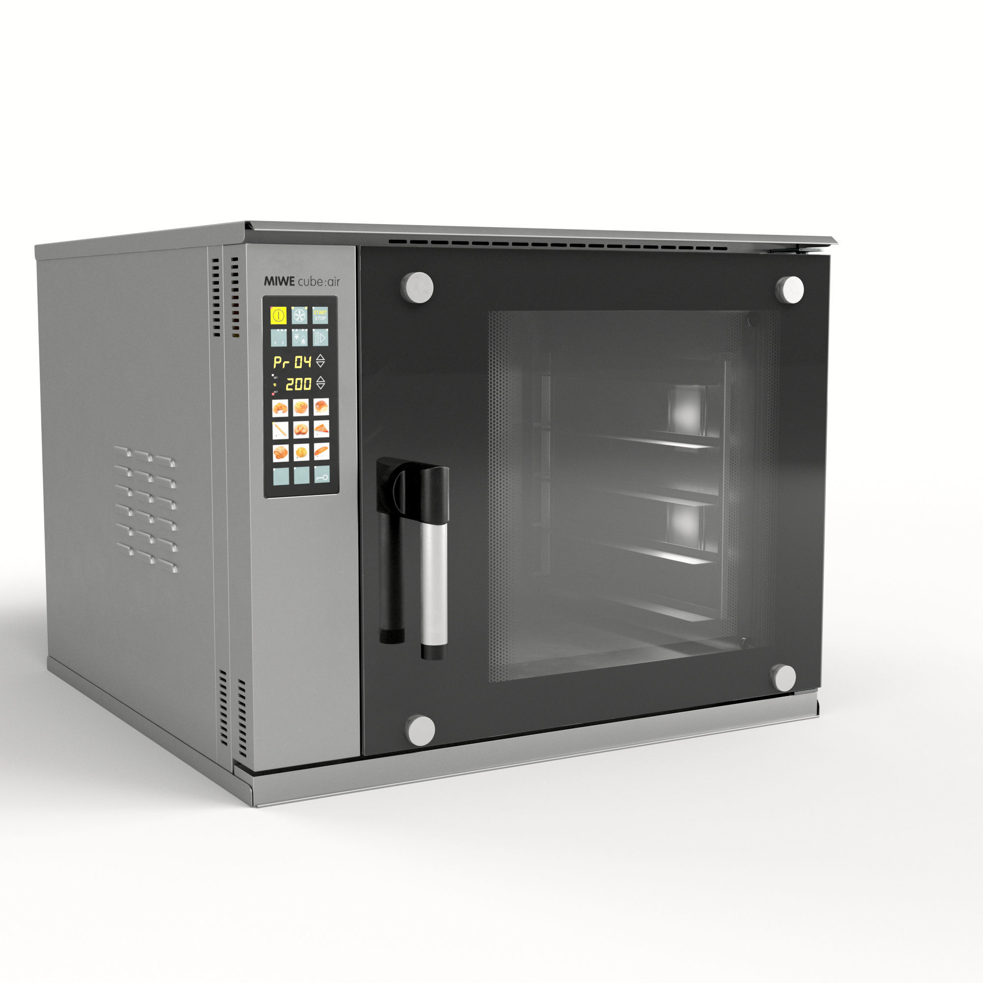 MIWE cube air convection oven  3D model_4