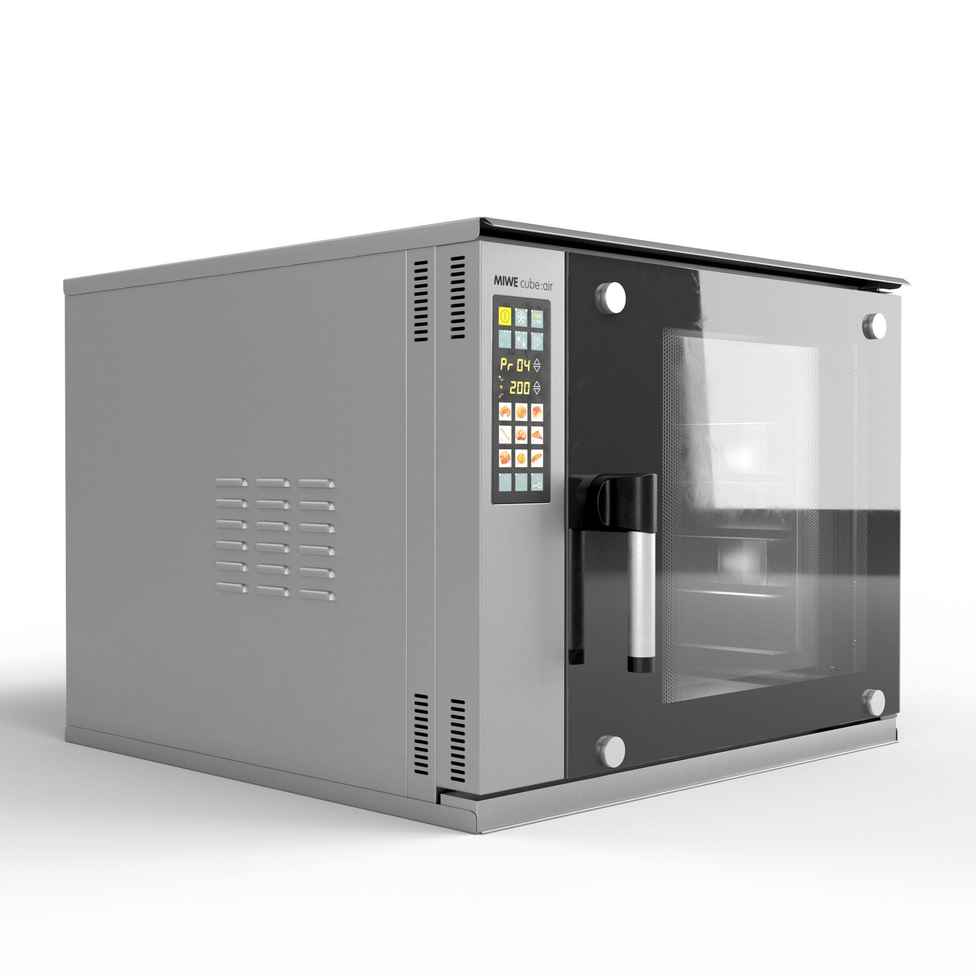 MIWE cube air convection oven  3D model_3