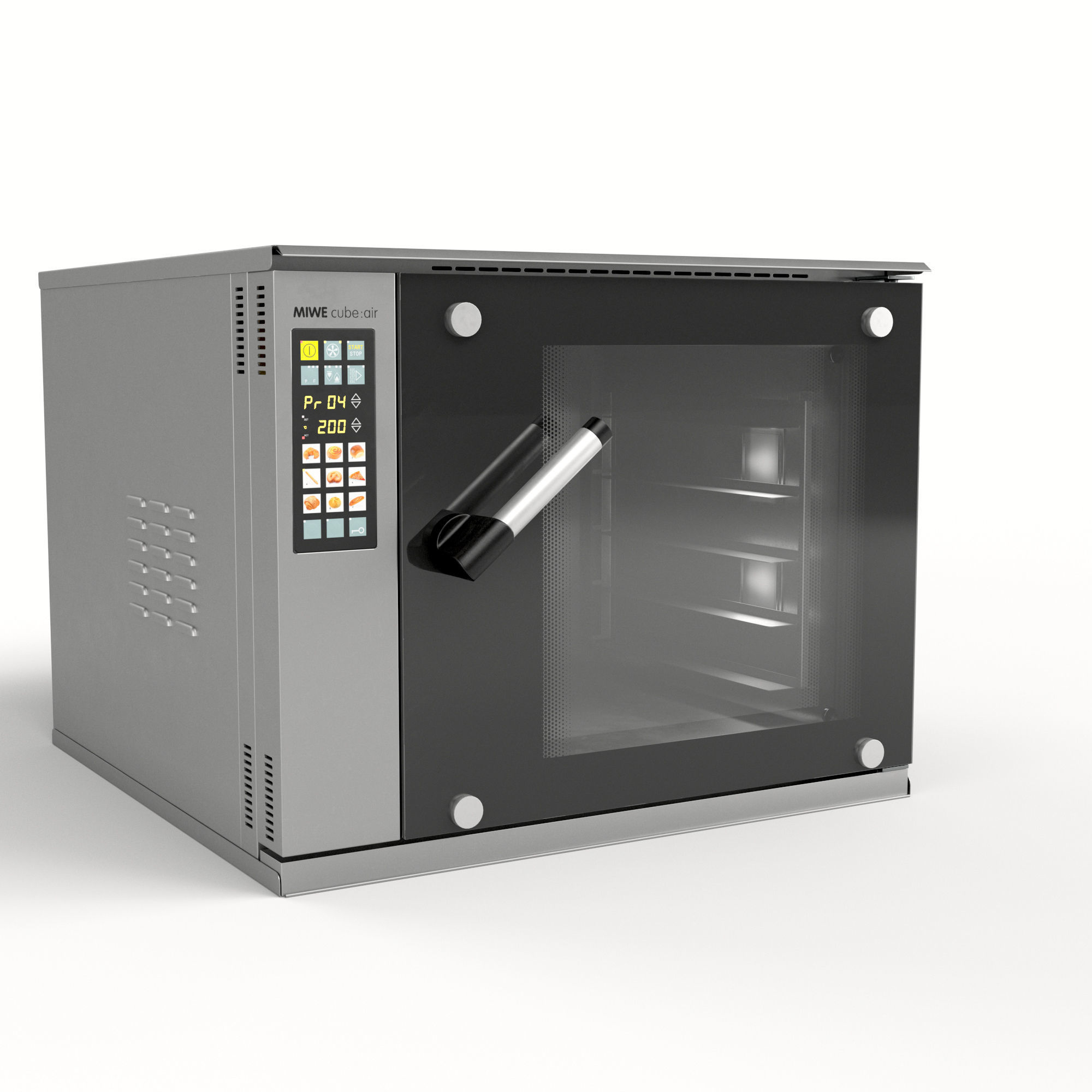 MIWE cube air convection oven  3D model_5