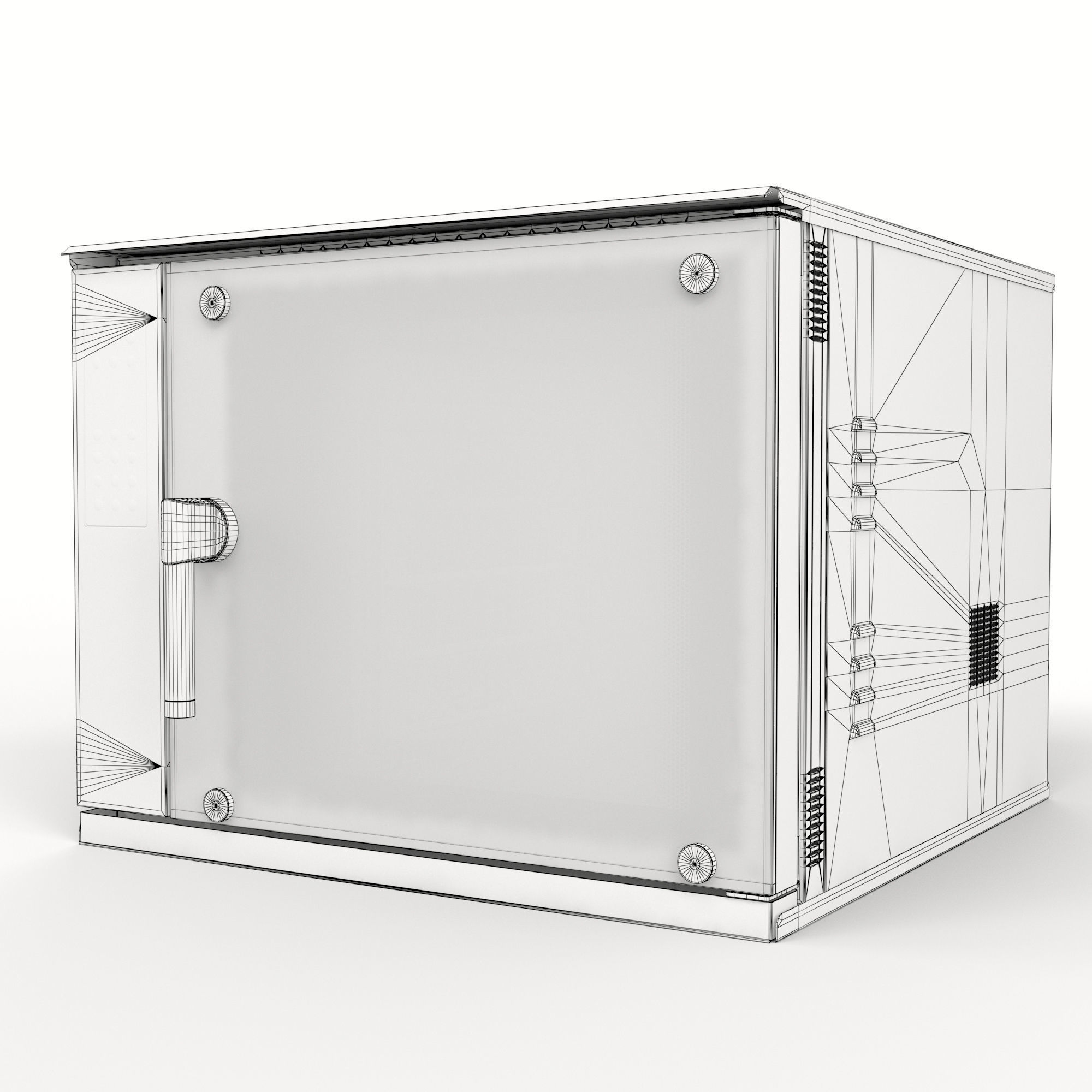 MIWE cube air convection oven  3D model_12