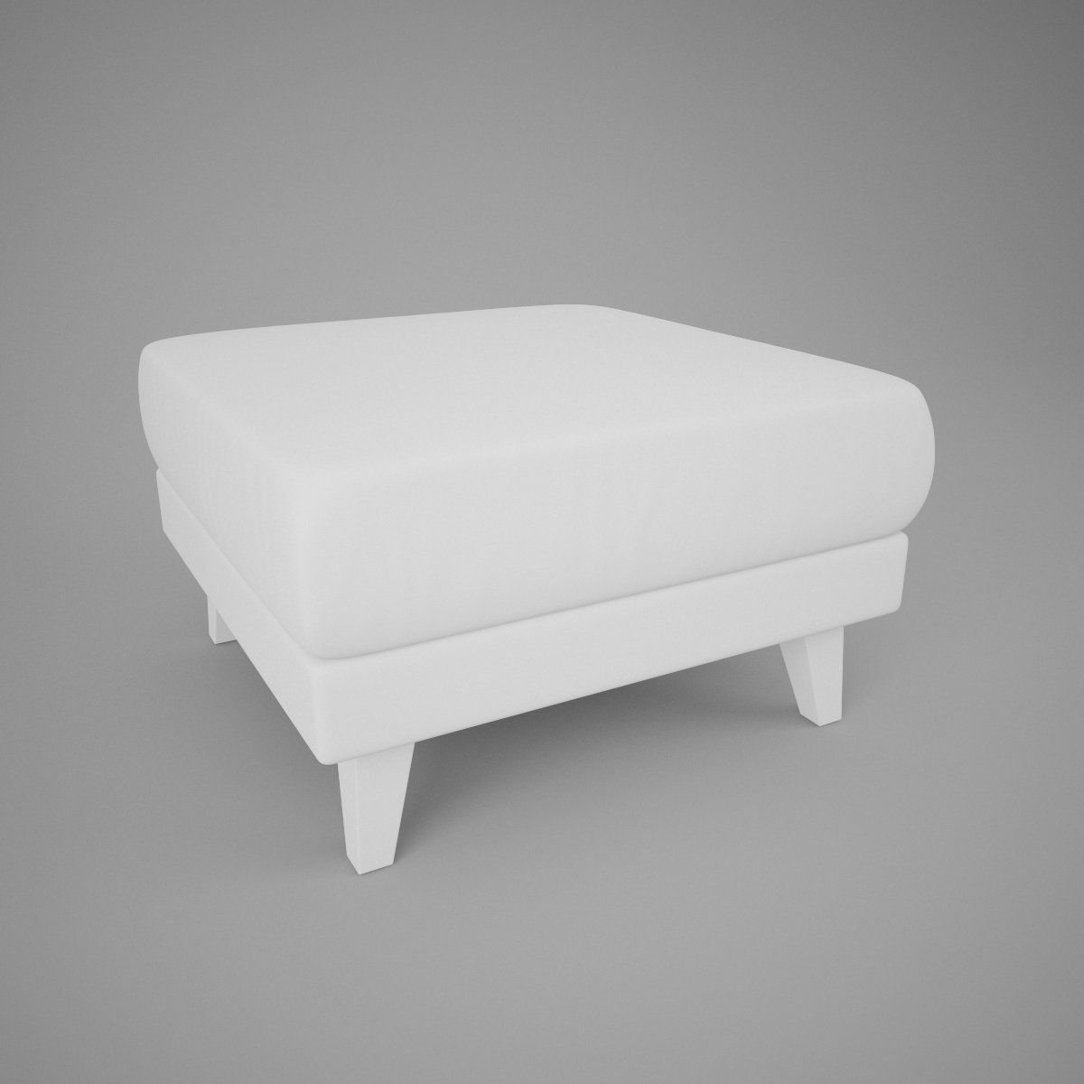 Pouff Elegant REY 3D model_1