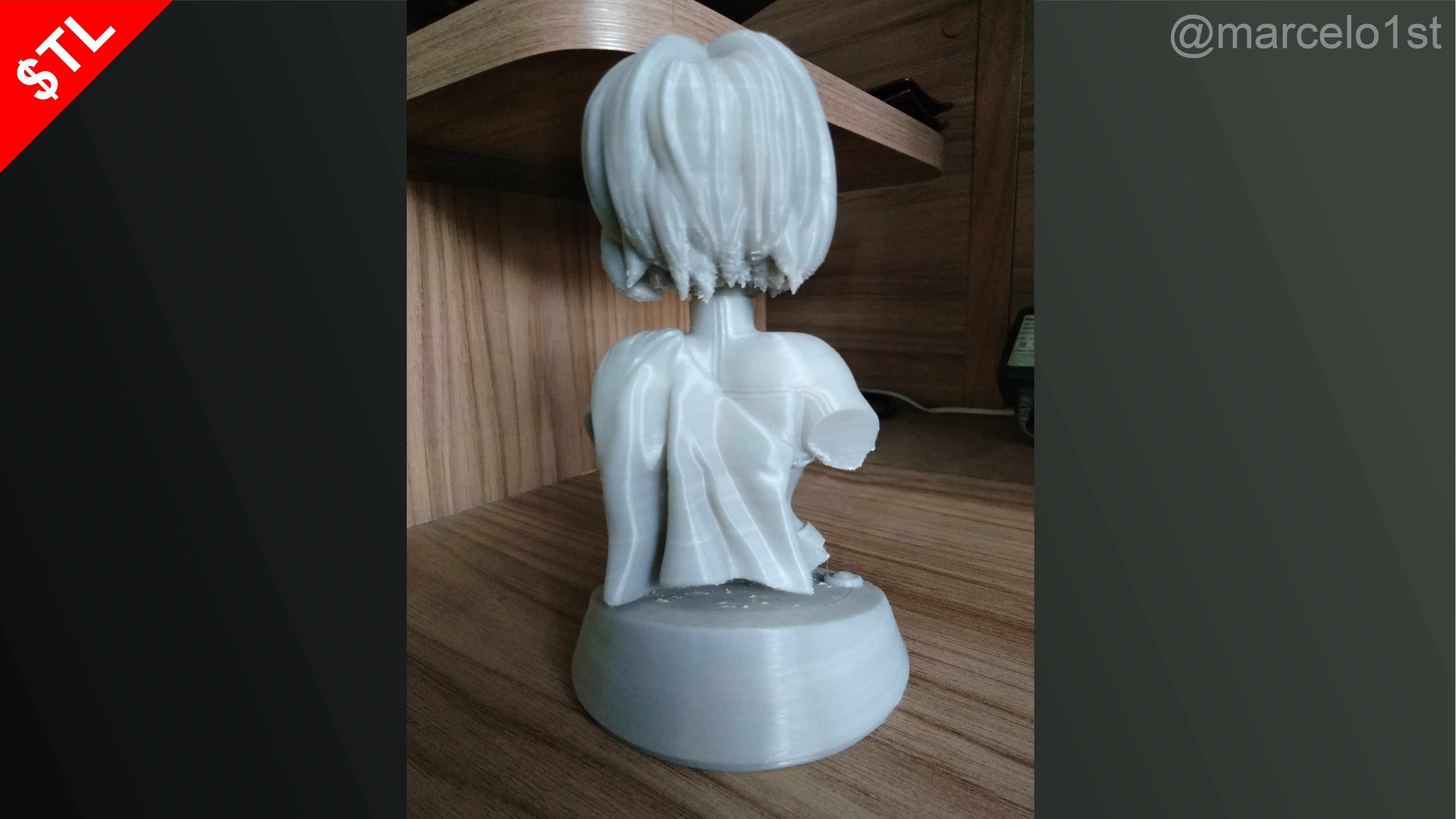 Power Girl Bust 3D print model_26