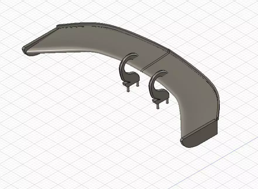 E-WING for Supra 124 Free 3D model