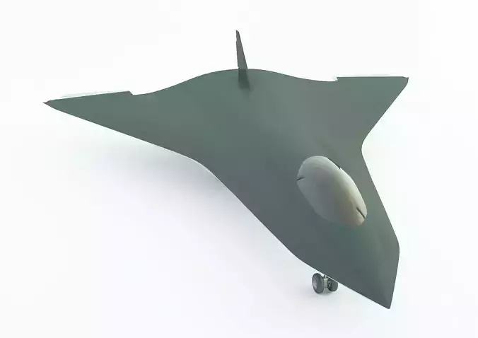 FA X61 war plane 1 3d  model