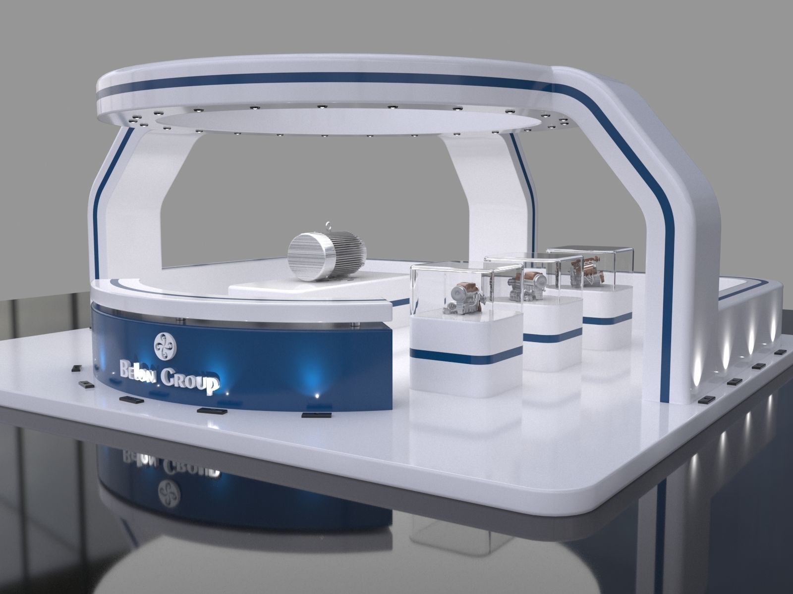 3D Exhibition stall collection 3D model_11