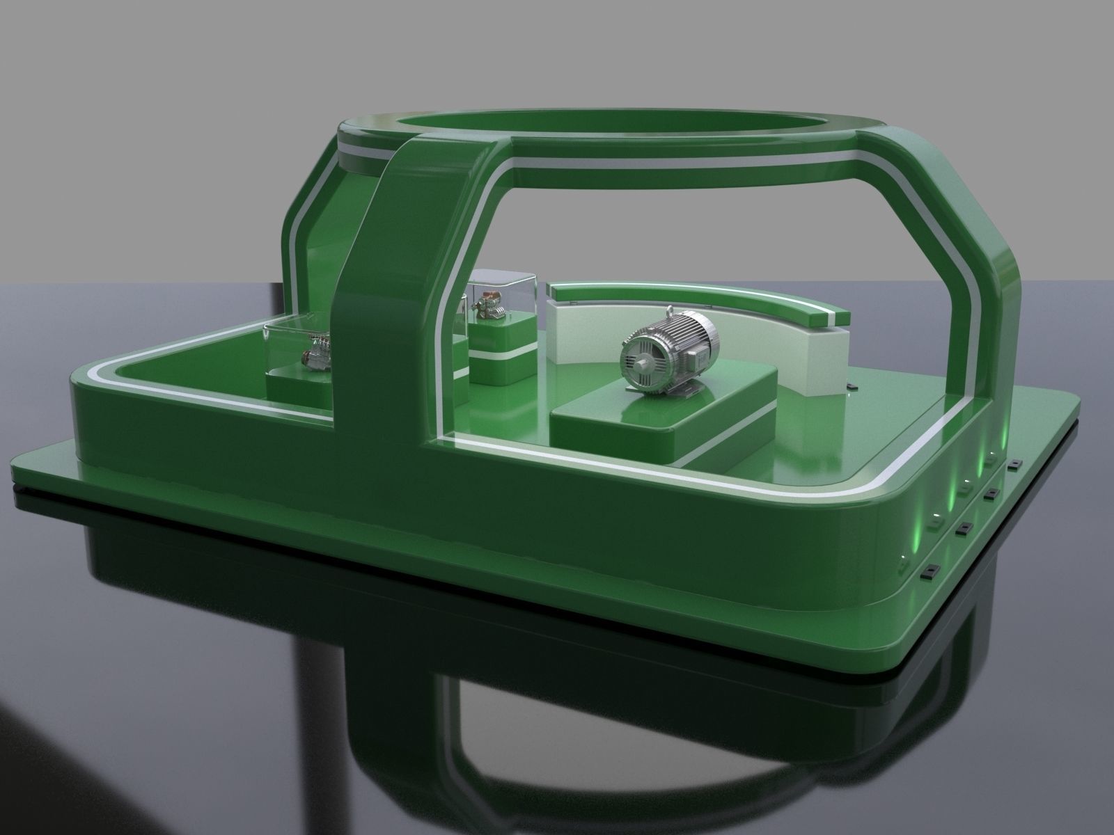 3D Exhibition stall collection 3D model_13