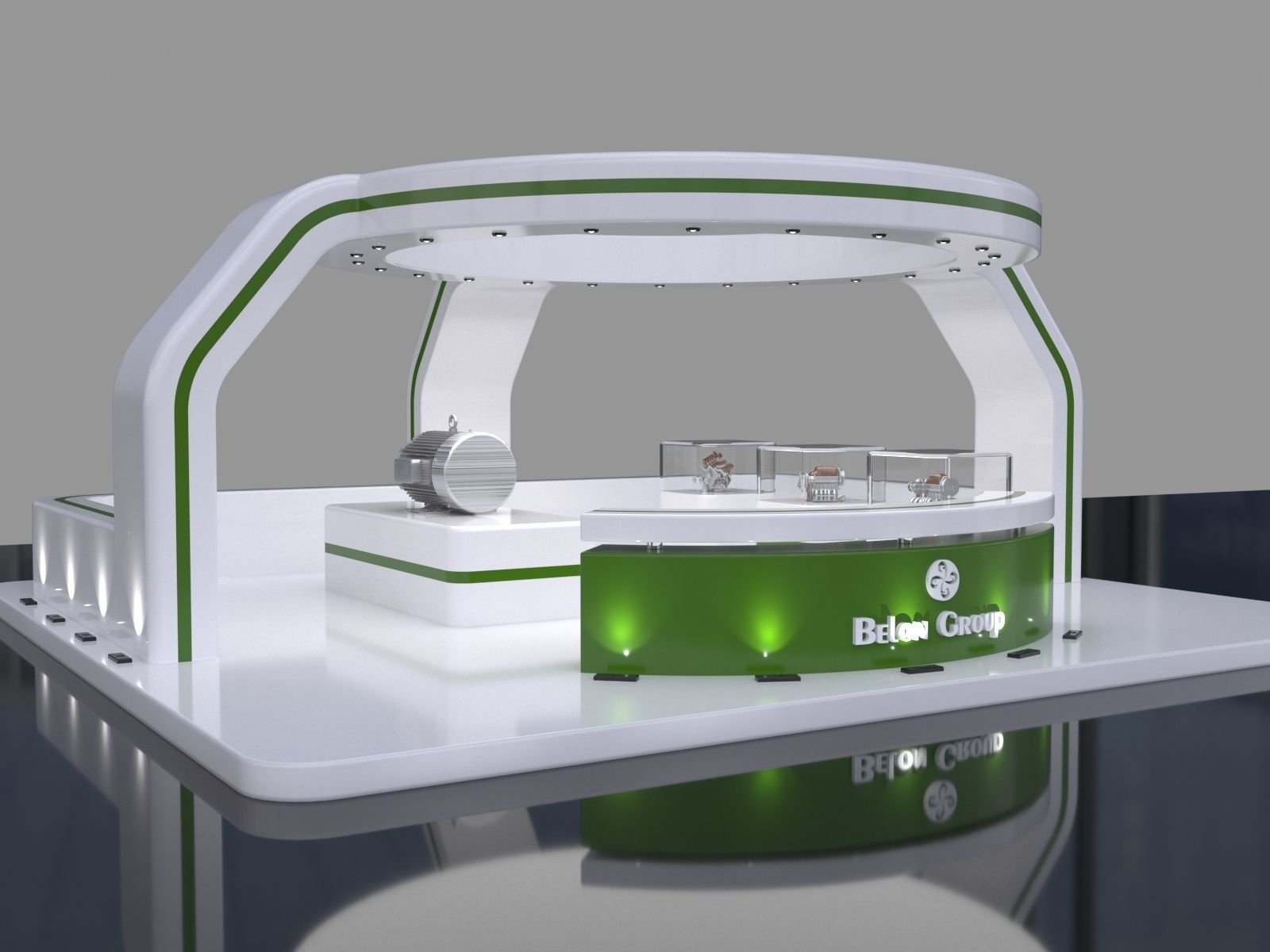 3D Exhibition stall collection 3D model_10