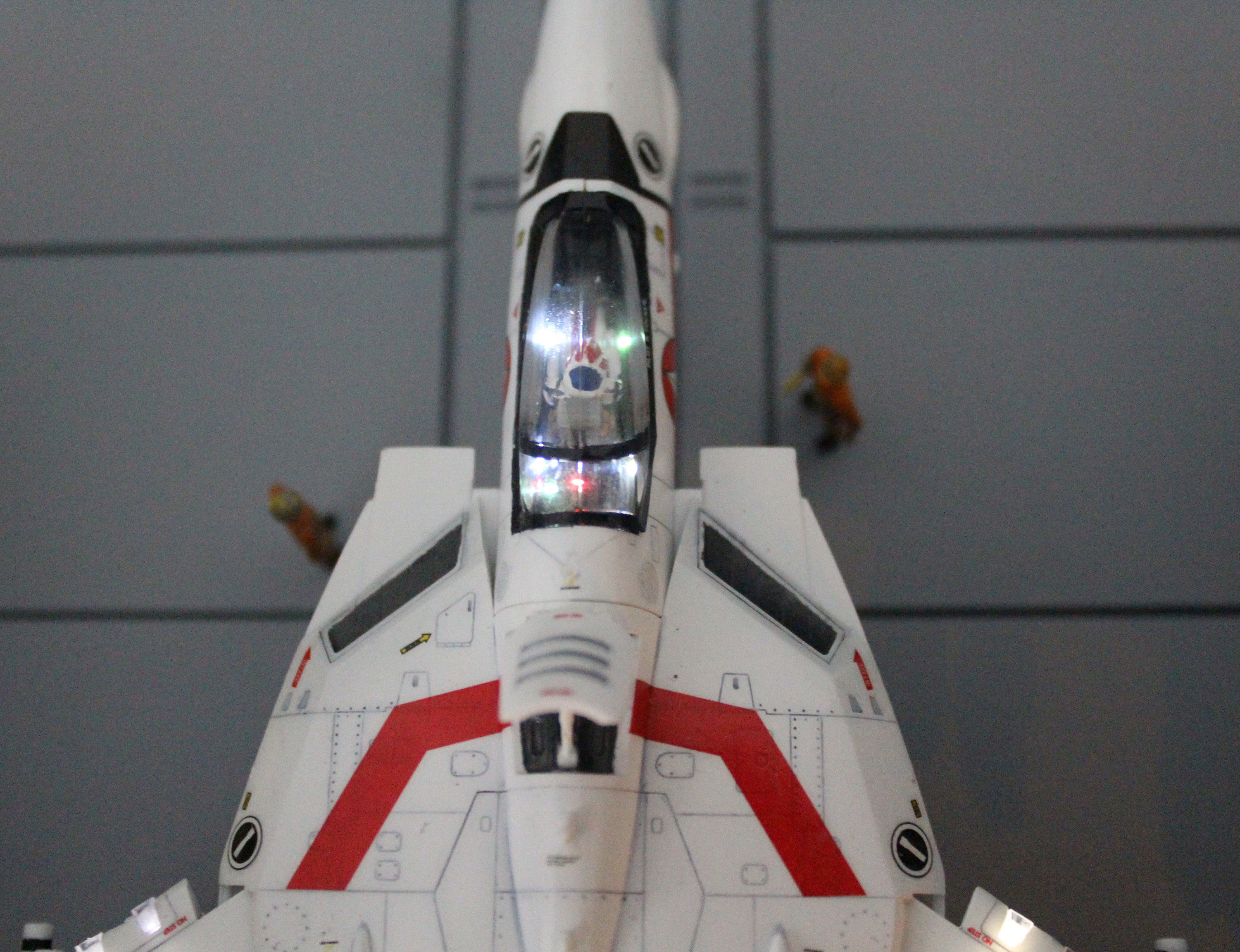 Set1 - Macross SDF-1 Prometheus Hangar elevator 1-72 scale 3D print model_16