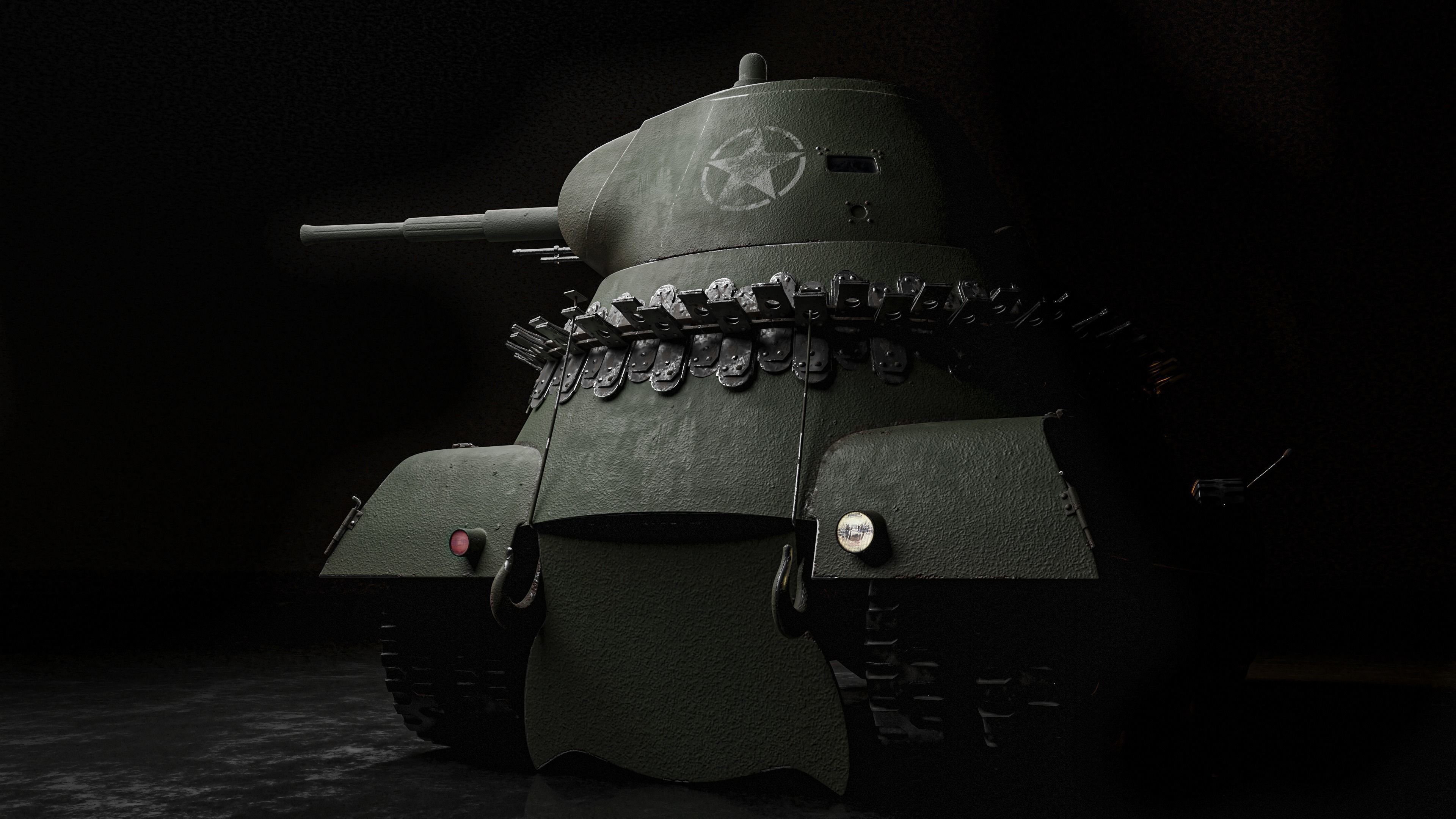 Rigged High Poly Ba-11 armored car 3D model_3