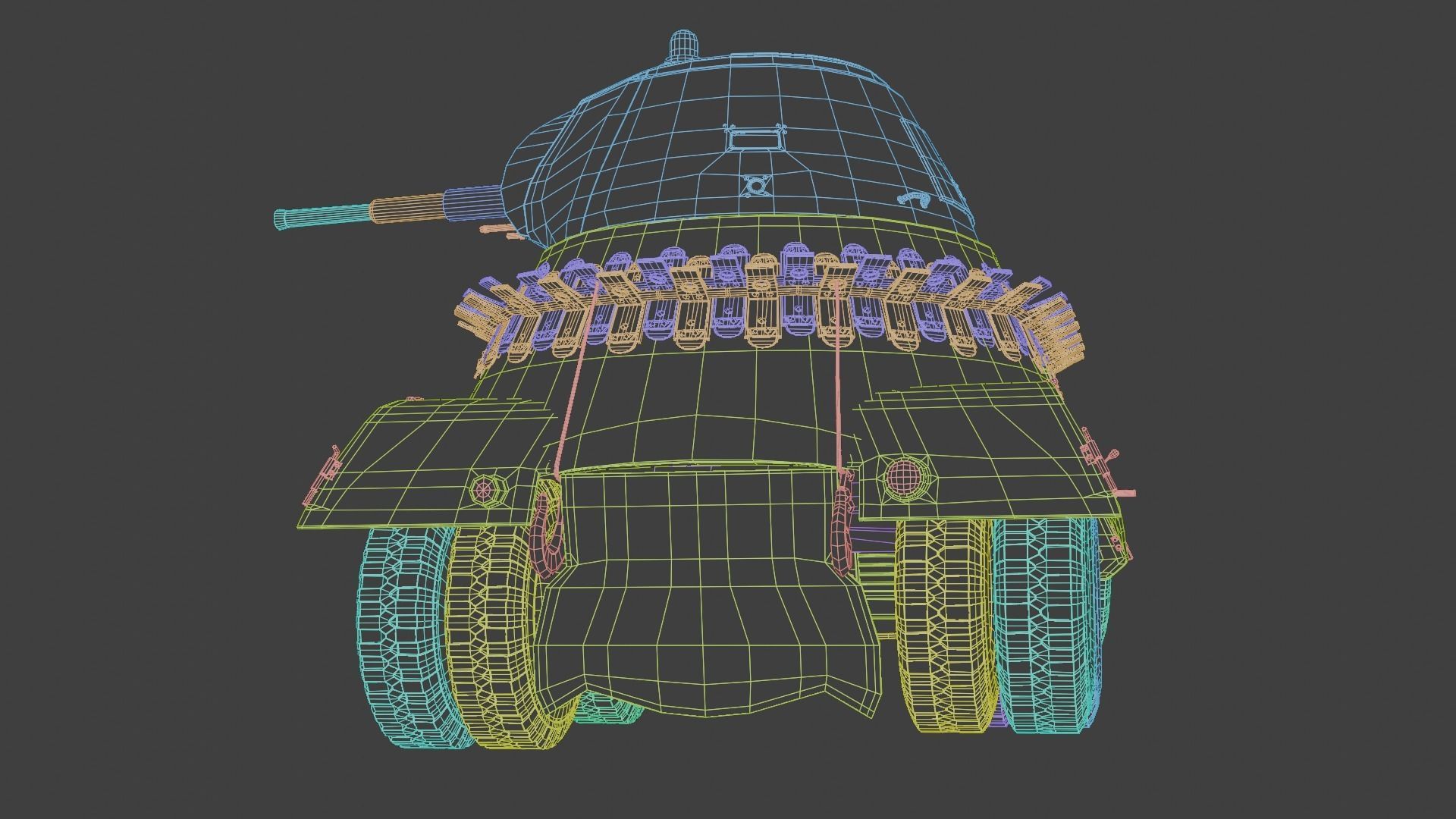 Rigged High Poly Ba-11 armored car 3D model_6
