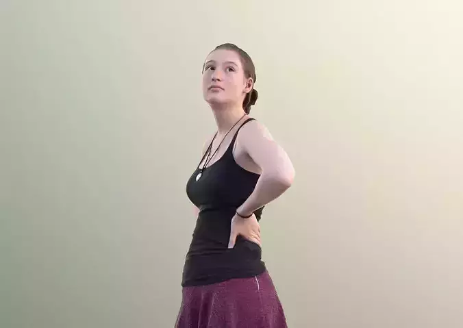 Svenja 10512 - Summer Girl Looking Around