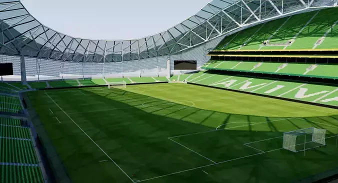 Aviva Stadium - Dublin Ireland 3D model