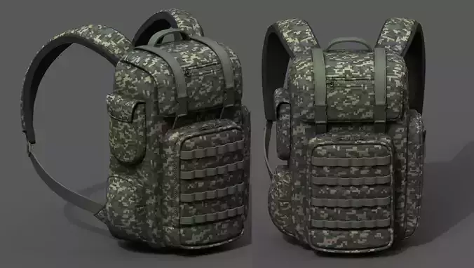 Backpack military combat bag baggage pockets 