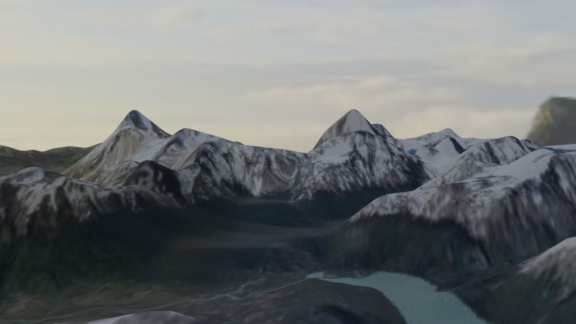 Torres Del Plains Patagonia 3D model_2