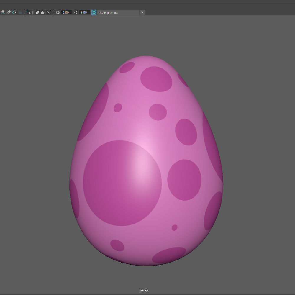 Dinosaur Egg Cartoon 3D model_9