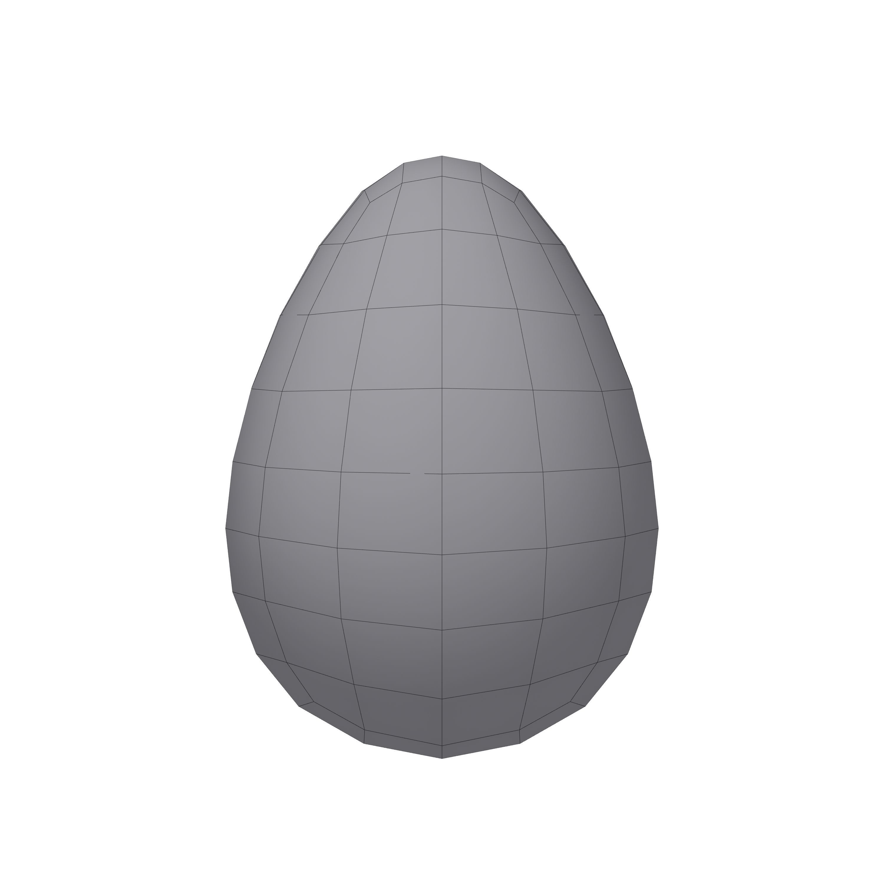 Dinosaur Egg Cartoon 3D model_3