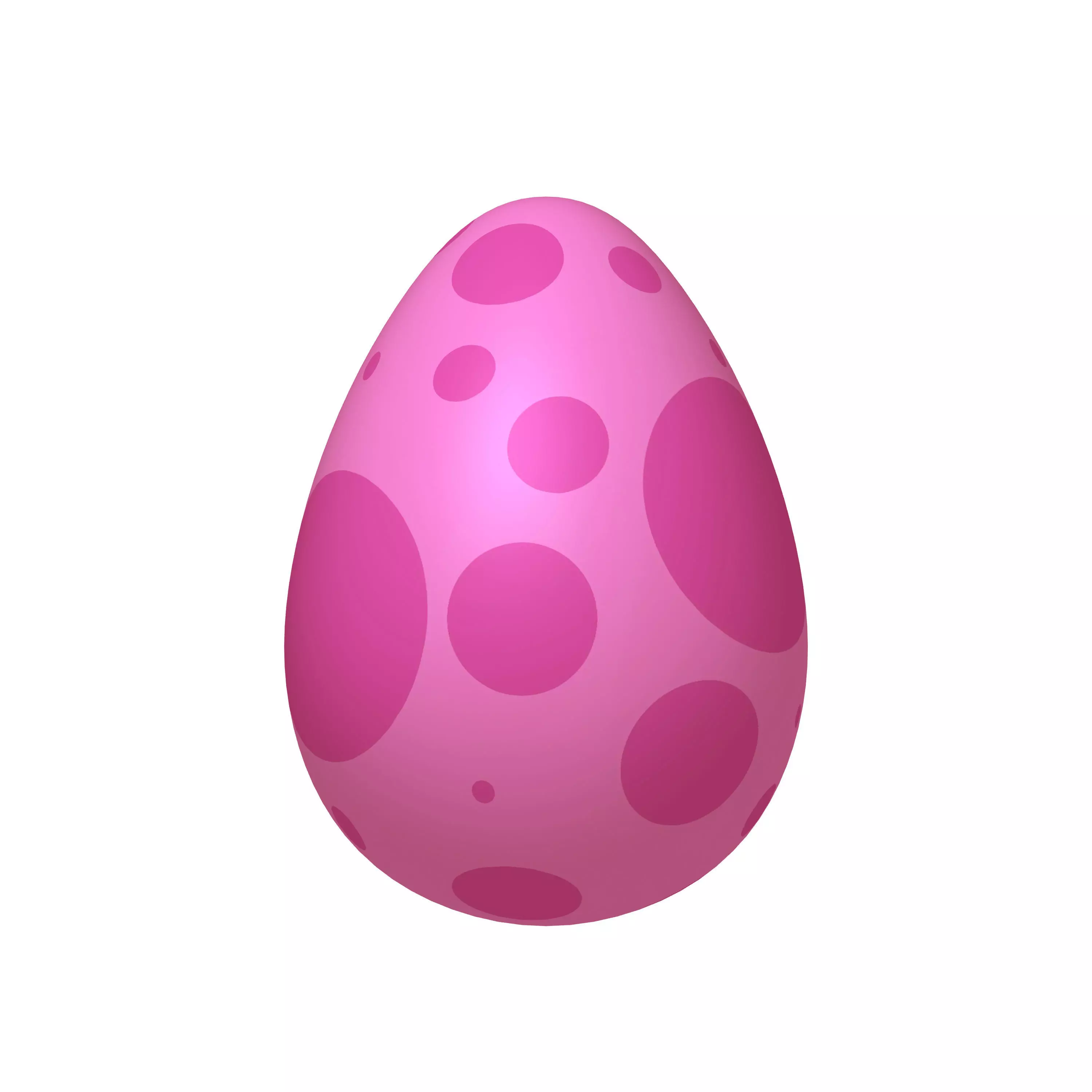 Dinosaur Egg Cartoon 3D model_0
