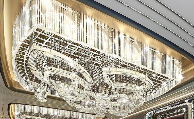 Chandelier 02 3D model
