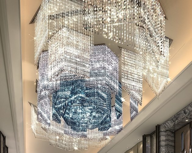 chandelier 10 3D model