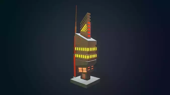 Sci-fi Building - 02