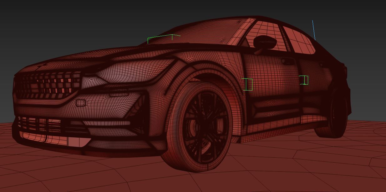 Polestar 2 volvo 3D model_32