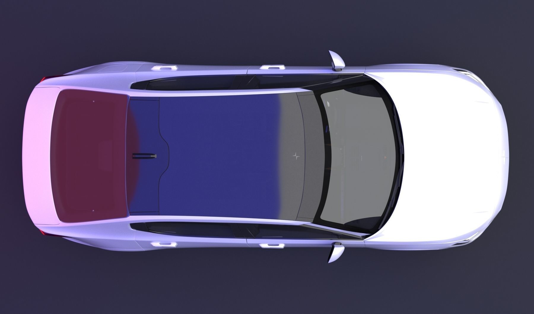 Polestar 2 volvo 3D model_10