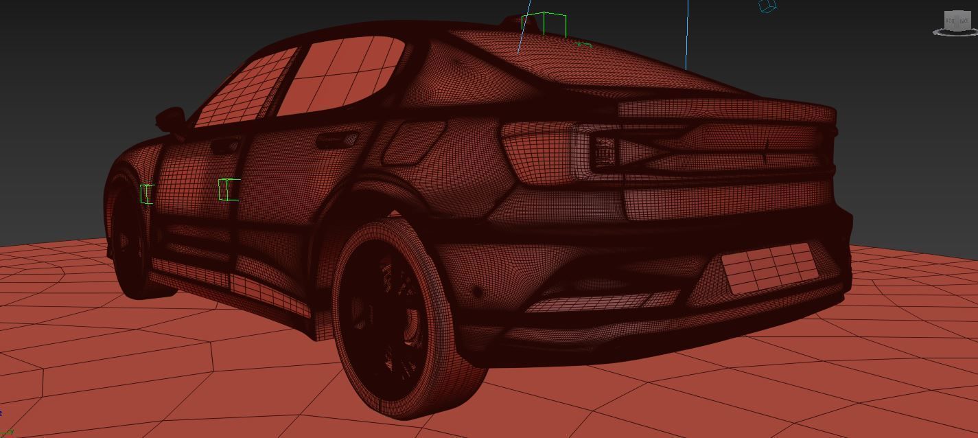 Polestar 2 volvo 3D model_33