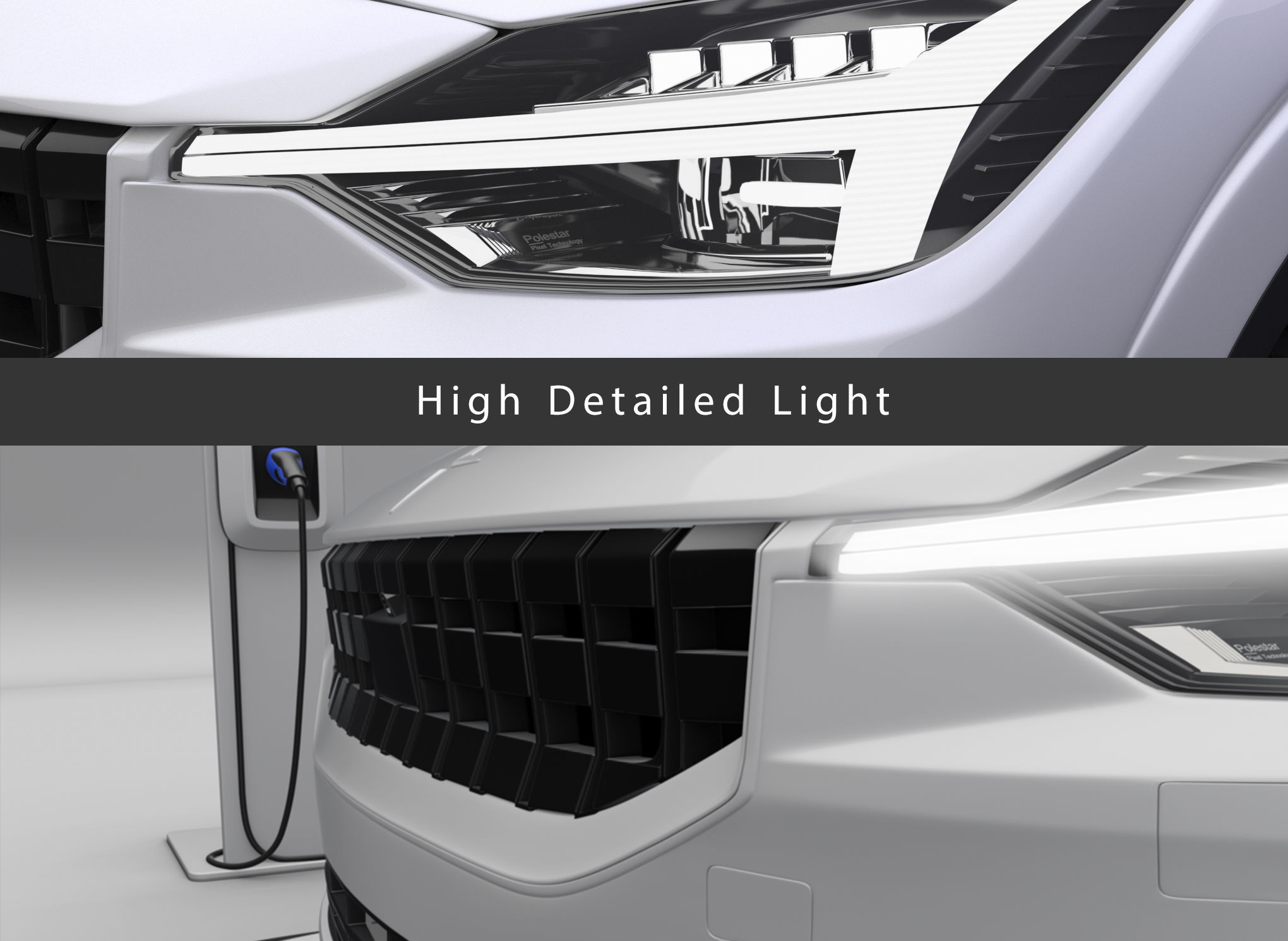 Polestar 2 volvo 3D model_5