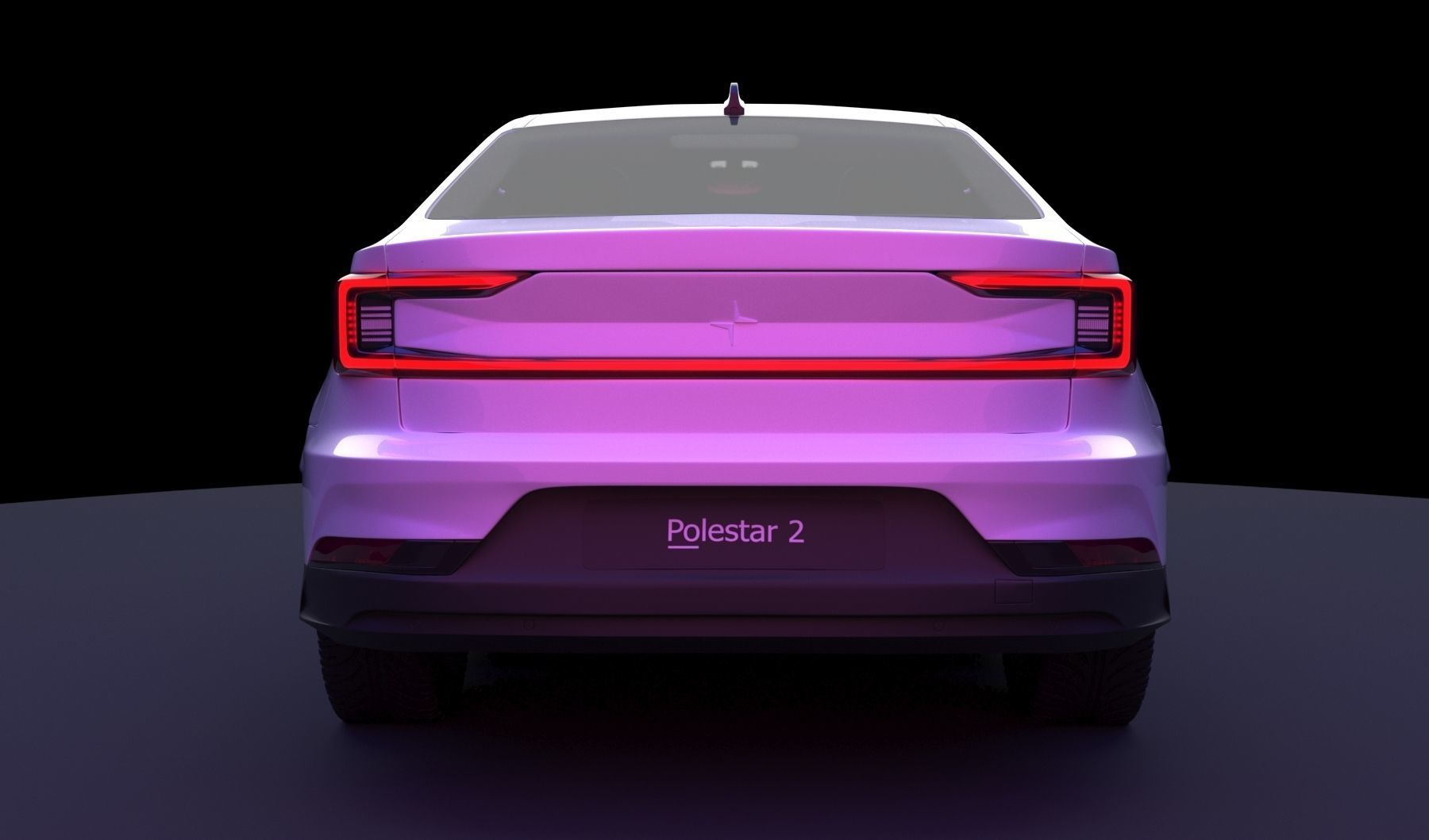 Polestar 2 volvo 3D model_11