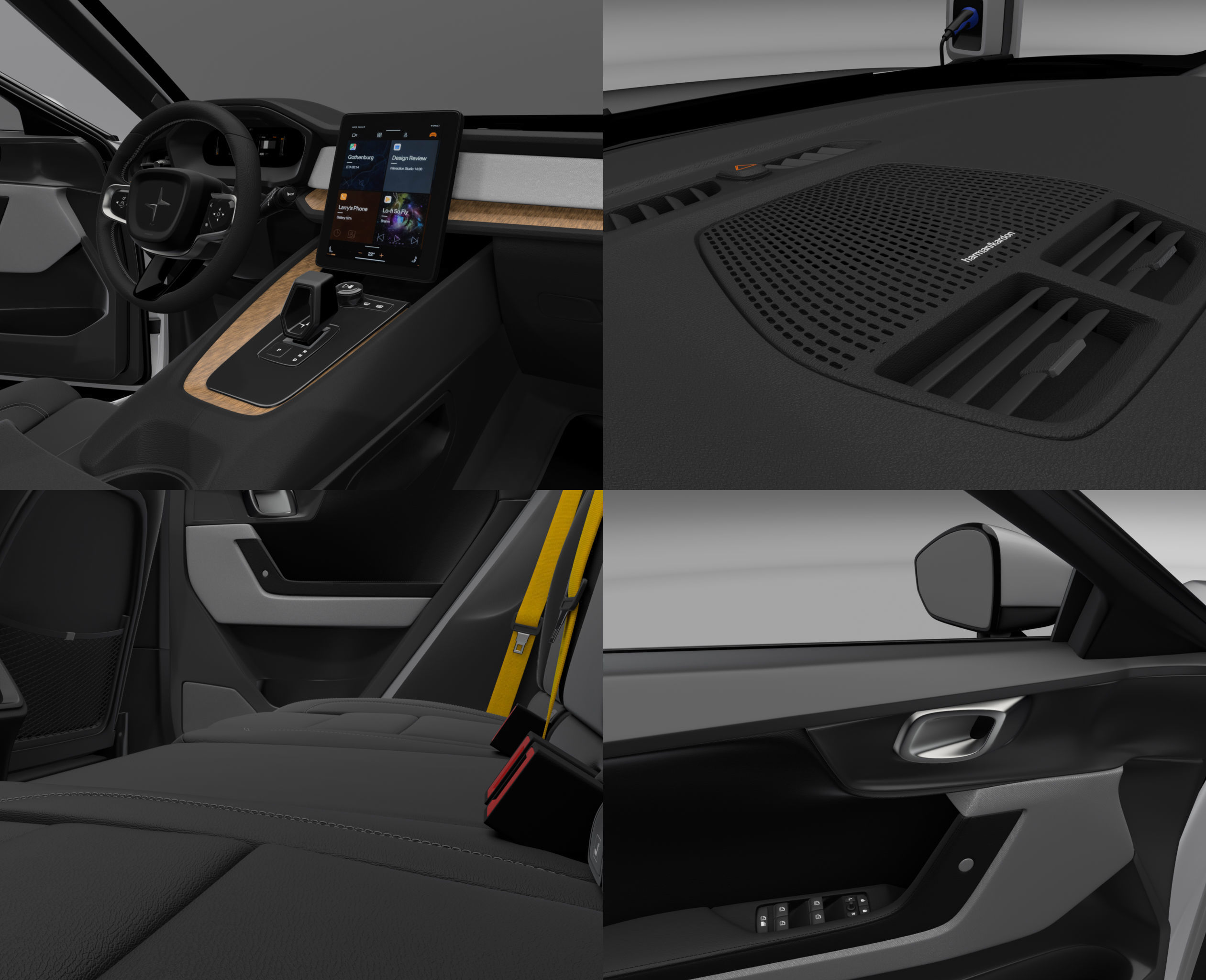 Polestar 2 volvo 3D model_6