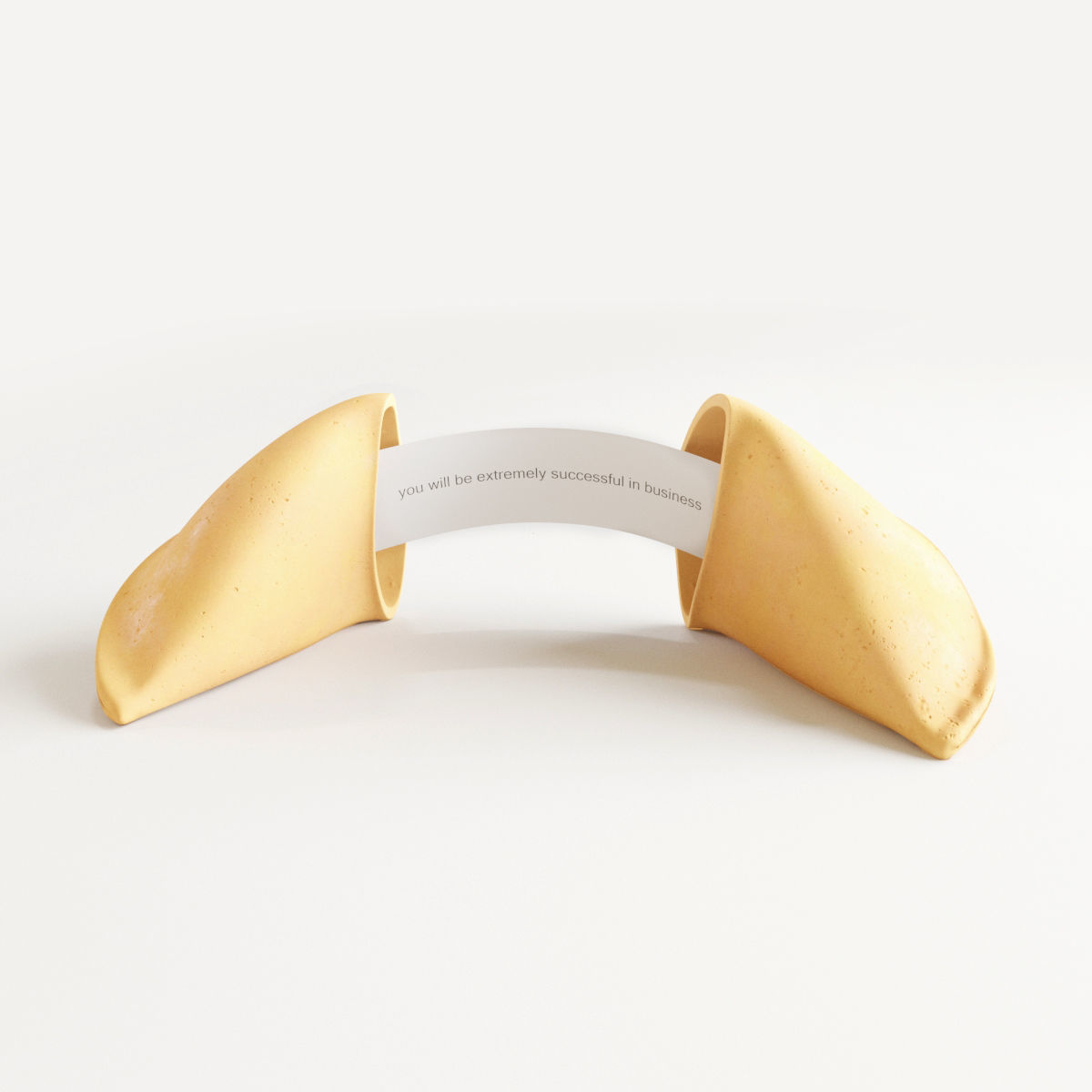 Fortune Cookie 3D model_7