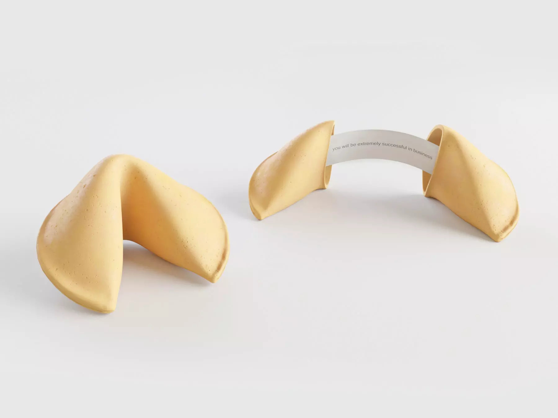 Fortune Cookie 3D model_0