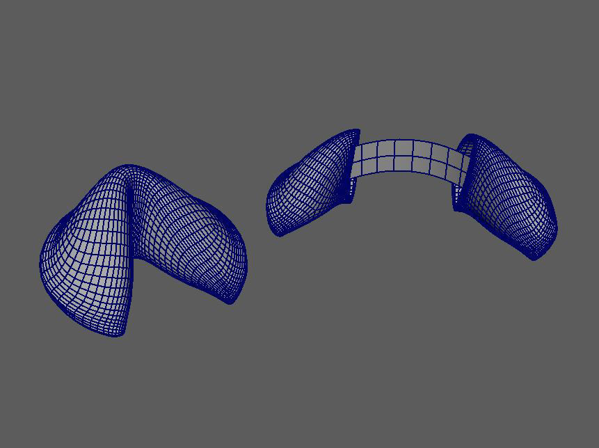 Fortune Cookie 3D model_1