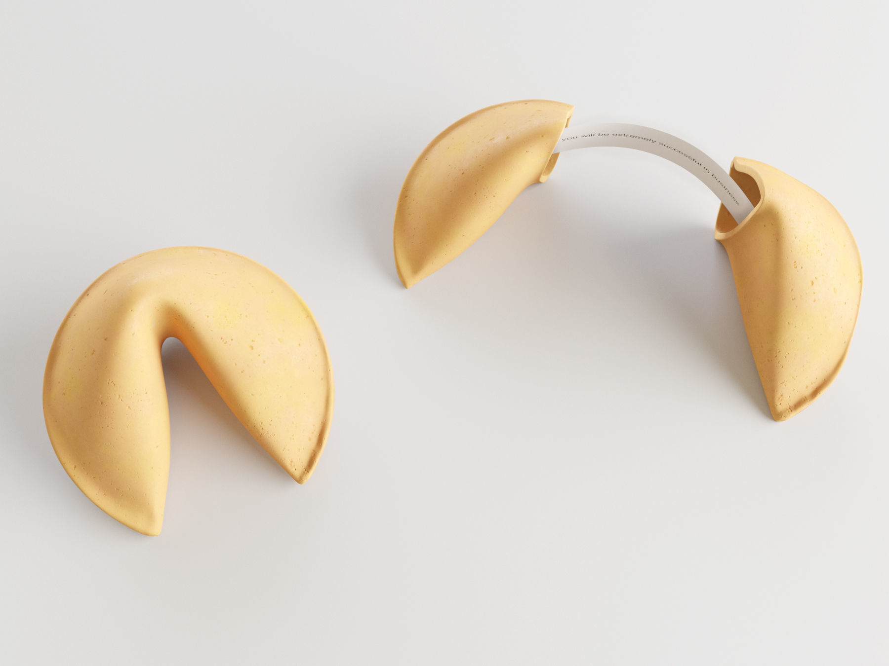Fortune Cookie 3D model_3