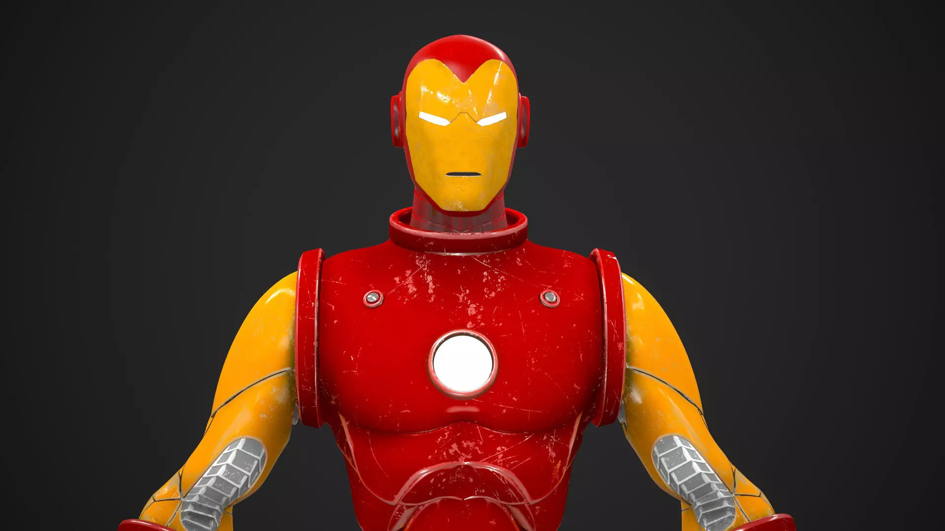 Ironman mode Cartoon  3D model_0