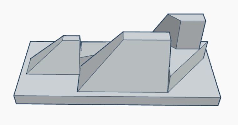 Geometric Scene 4a 3D print model_1