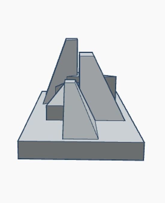 Geometric Scene 4a 3D print model_2