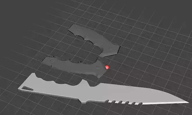 Prism Knife Valorant Cuchillo Valorant 3D print model