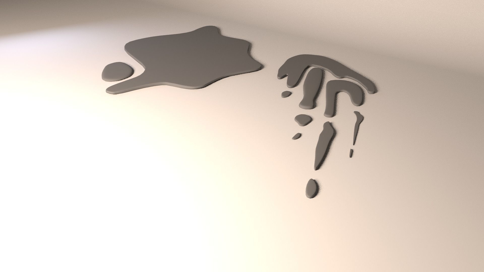 Splats spilled liquid free VR / AR / low-poly 3D model | CGTrader