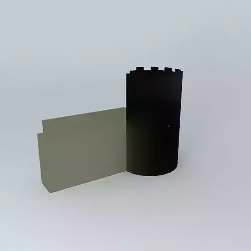 Castle Tower Free 3D model