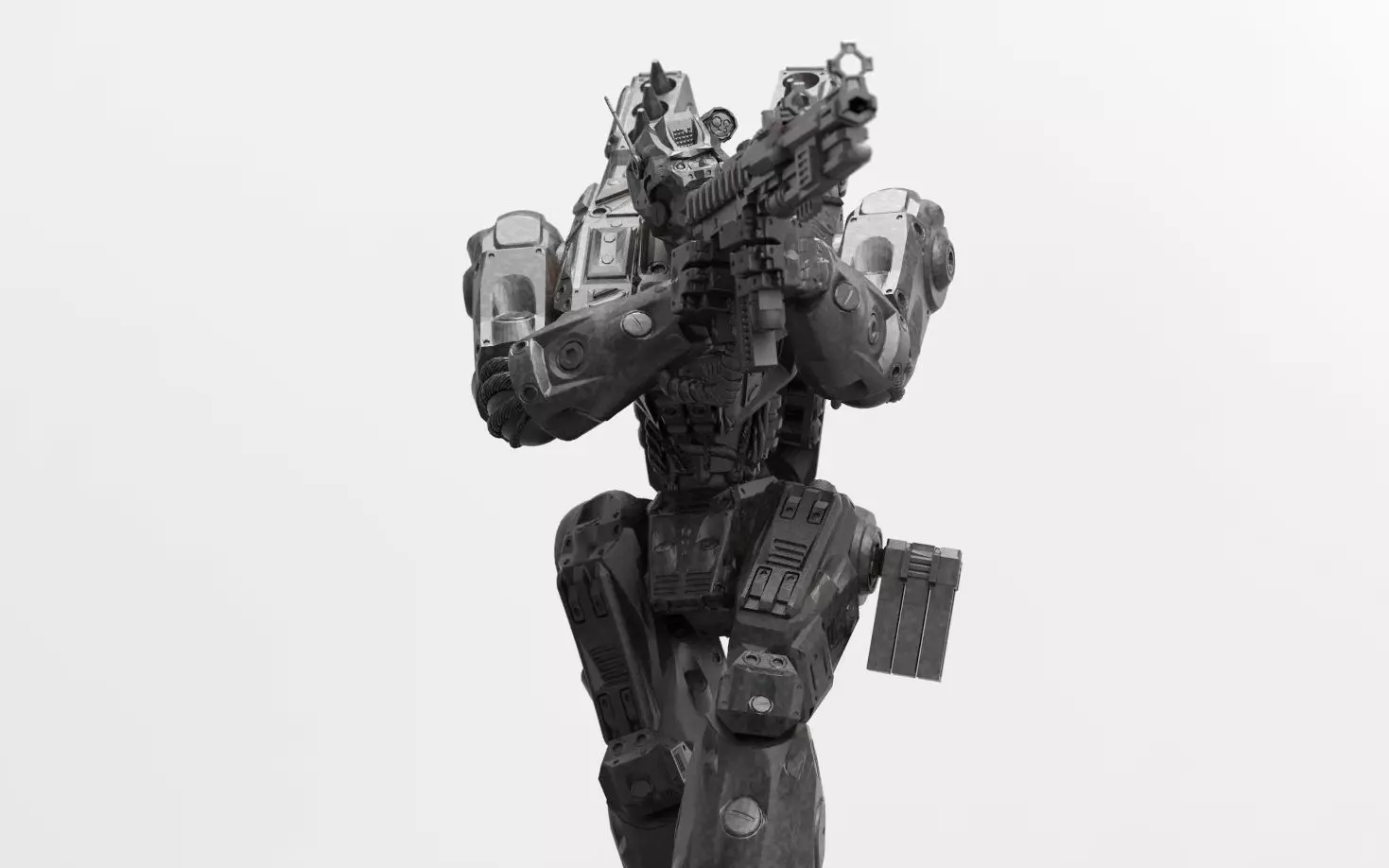 Peacemaker Mech Miniature 3D print model_0