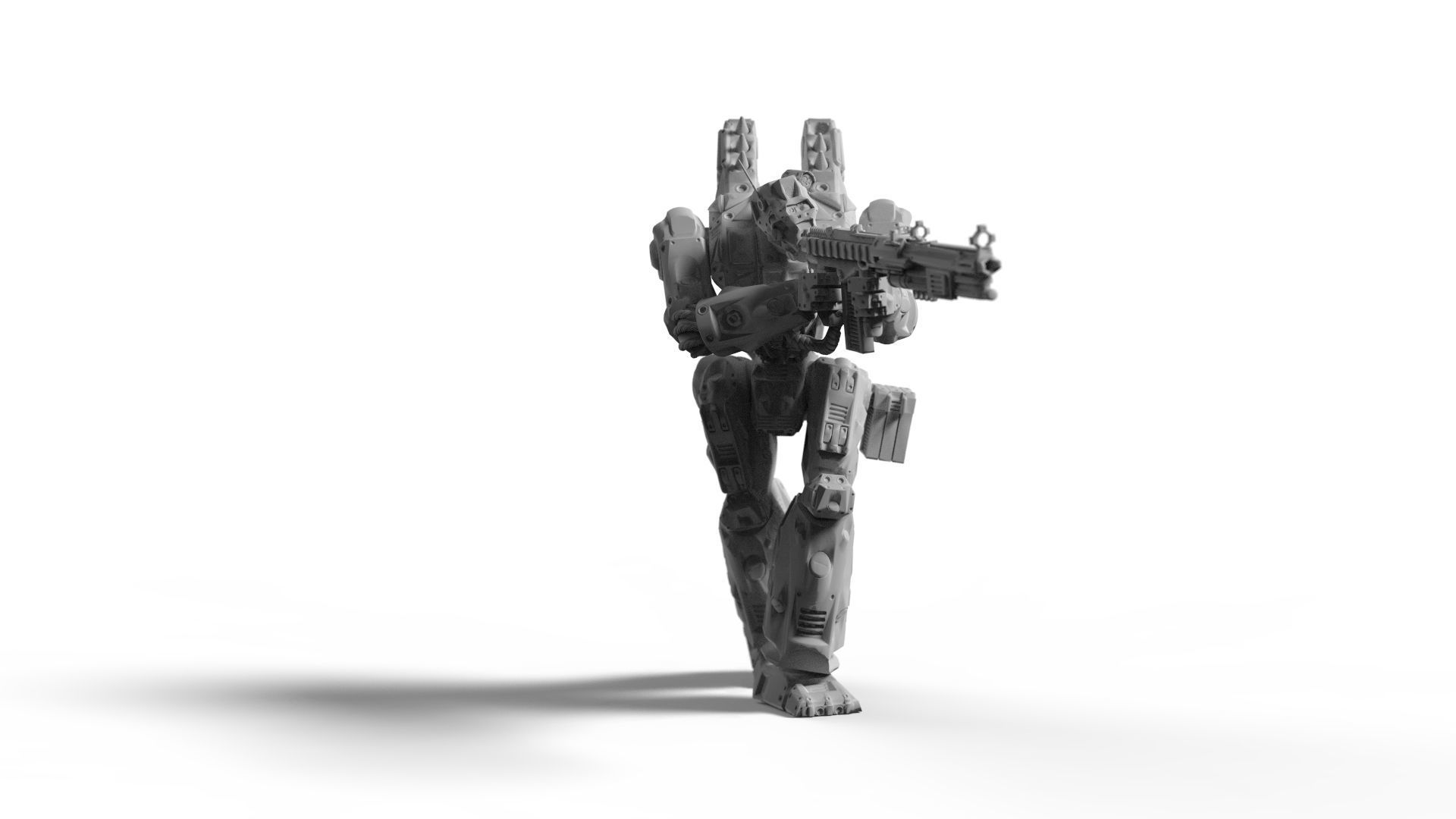 Peacemaker Mech Miniature 3D print model_2