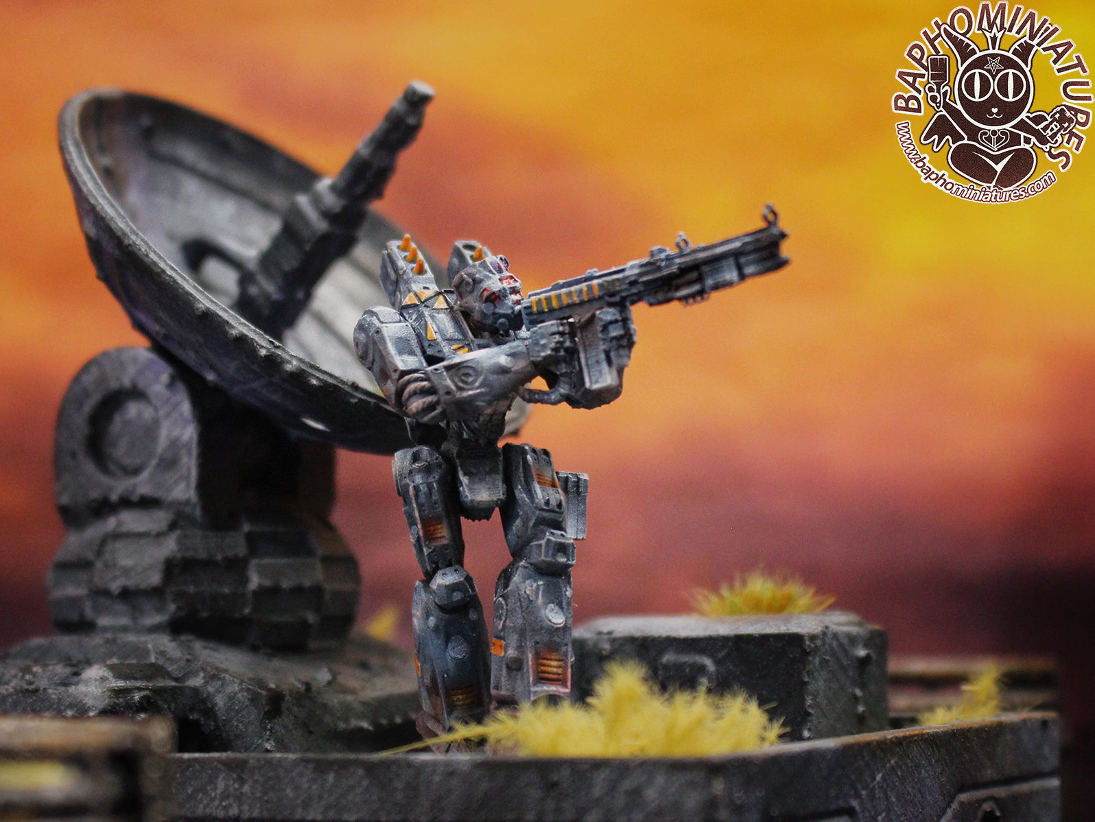 Peacemaker Mech Miniature 3D print model_9