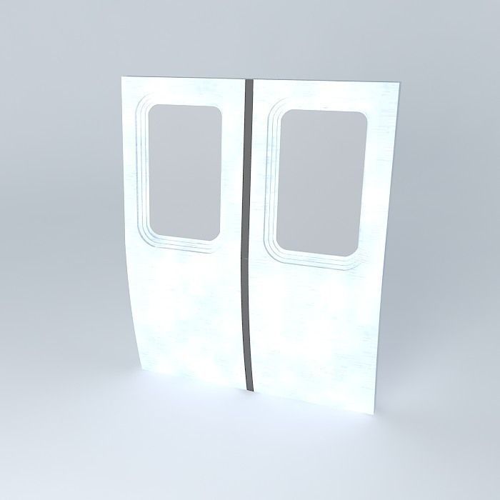 Subway Door 3D model_1