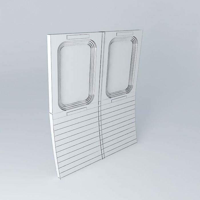 Subway Door 3D model_3